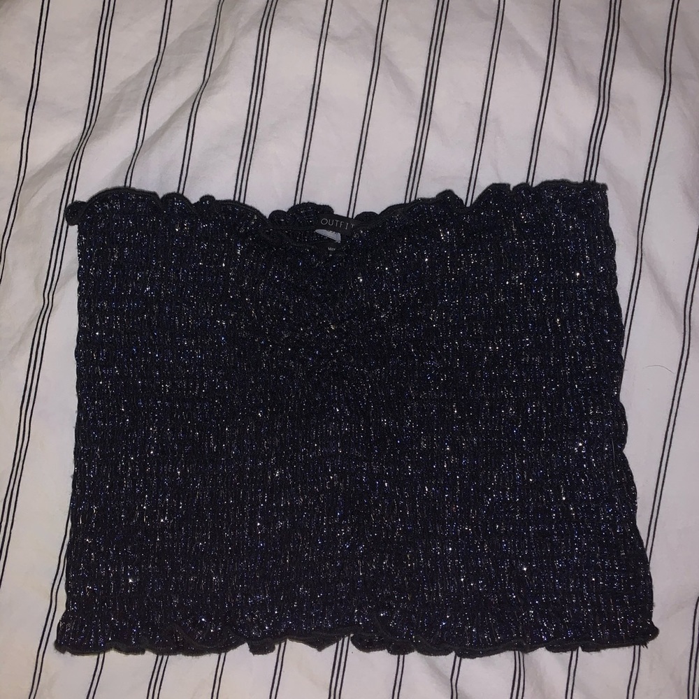 UO sparkly tube top
